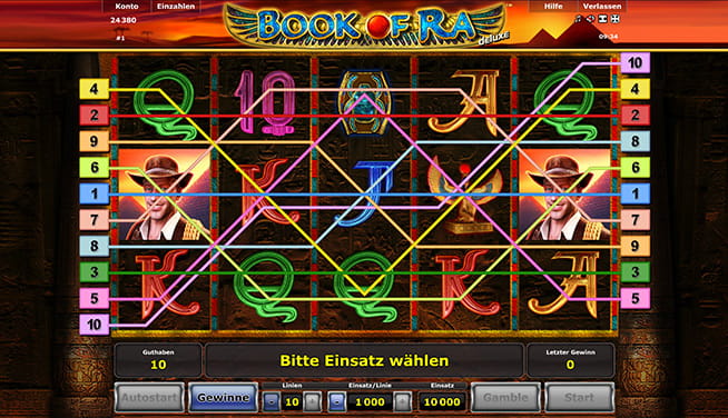 Novoline Spiele wie Book of Ra