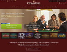 Die neue CasinoClub Webpräsenz