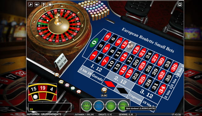 Europäisches Roulette um echtes Geld spielen