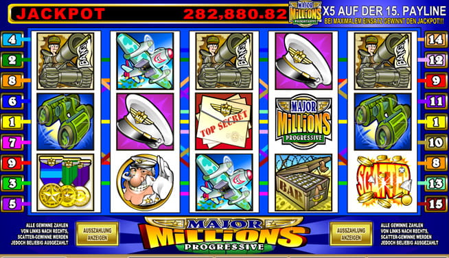 Major Millions Jackpot knacken